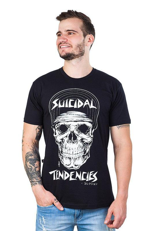 Camiseta Suicidal Tendencies Logo Preta - Bandalheira - Camiseta